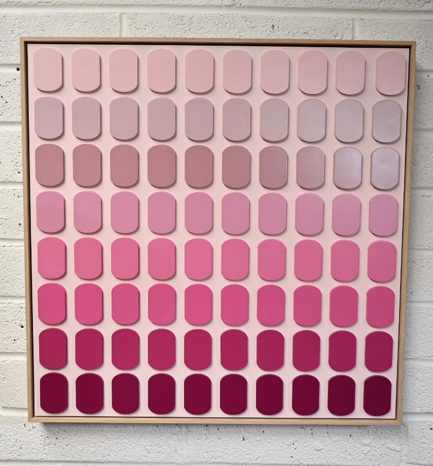 Bloom Within 72cm x 72cm framed