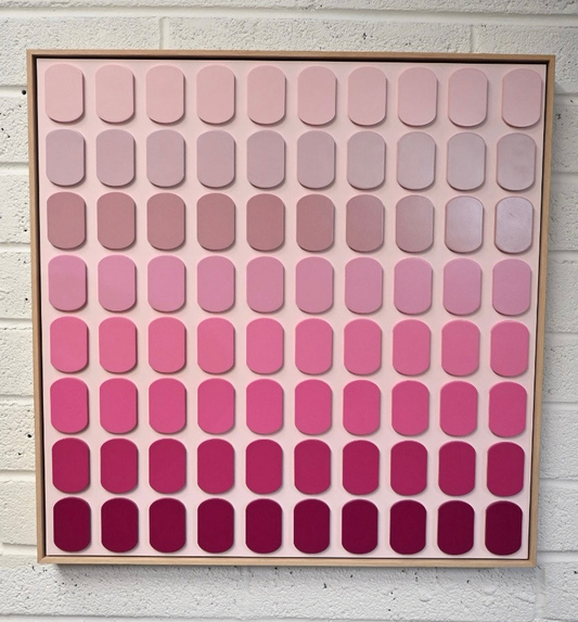 Bloom Within 72cm x 72cm framed